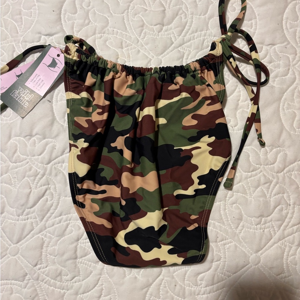 Wild Fable Camo Bikini Bottom Brand New XL